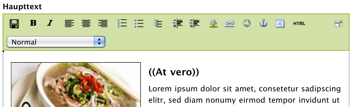 Verweise einfügen wie in einem Wiki