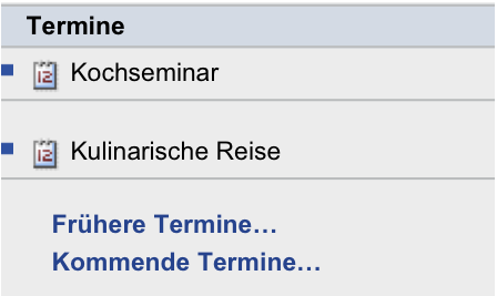 Terminportlet