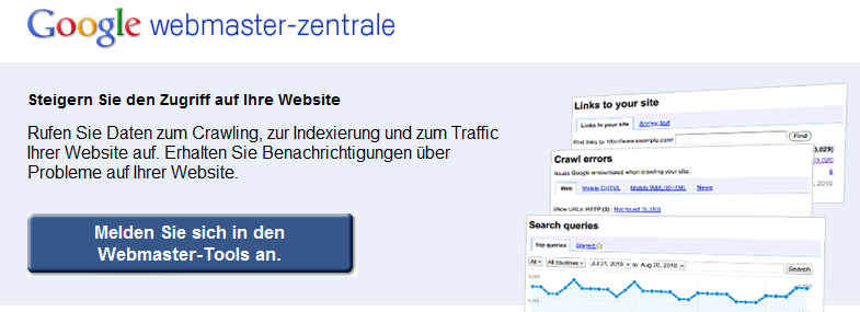 Google Webmaster-Zentrale